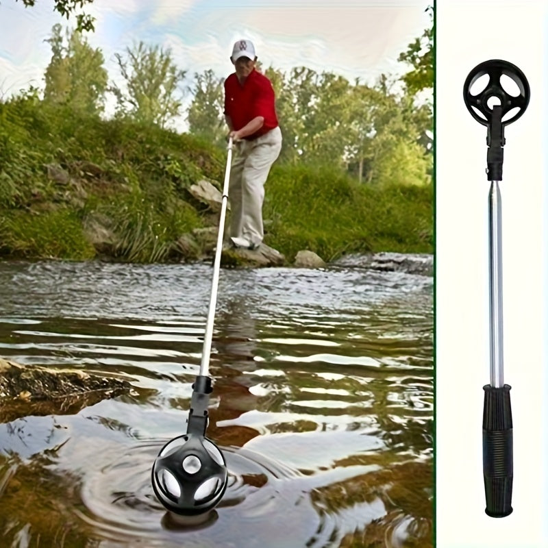 Golf Ball Retriever, Durable And Retractable Golf Ball Picker, Stainless Steel Ball Picker, Retrieves Balls from Water, Easy to Carry, a Great Gift for Golfers