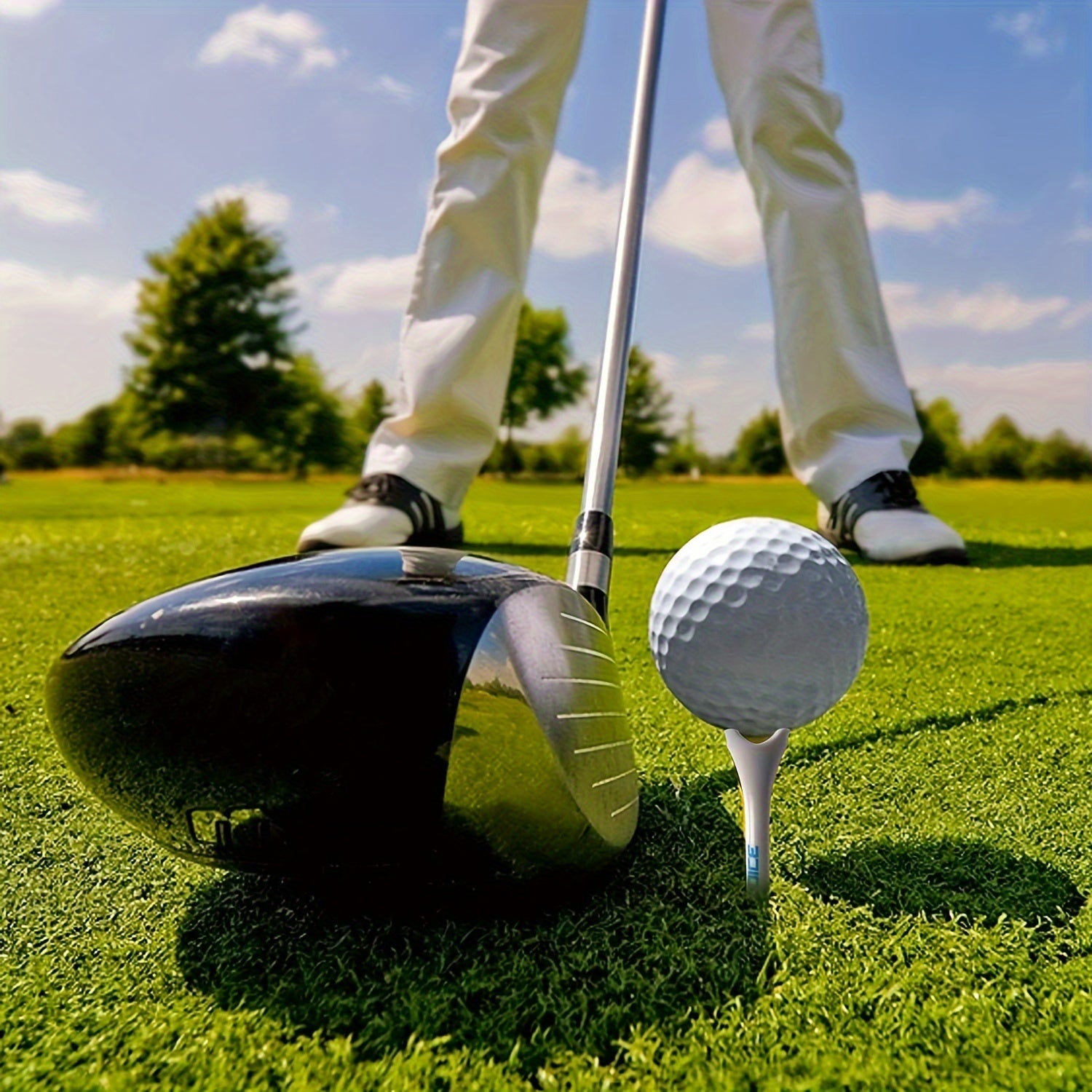 Extra Thick Plastic Golf Tees - 60/100pcs (2-3/4" /3-1/4") - Reduce Friction, Increase Distance & Ensure Consistency Golf Plastic Tees