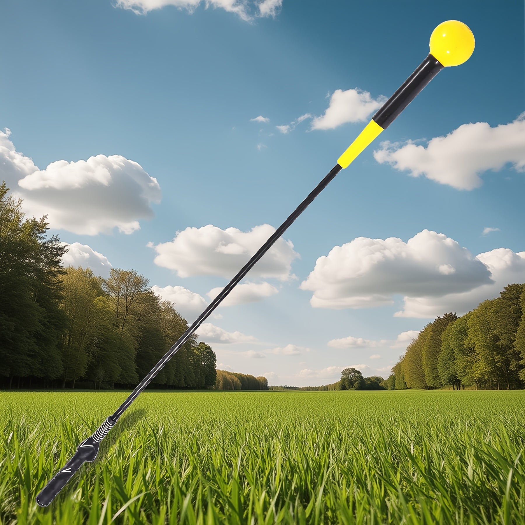 Golf Swing Trainer, Flexible Weighted Golf Practice Warm-Up Stick For Indoor Whip Chipping Hitting Driving Strength And Tempo Training, Golf Accessories